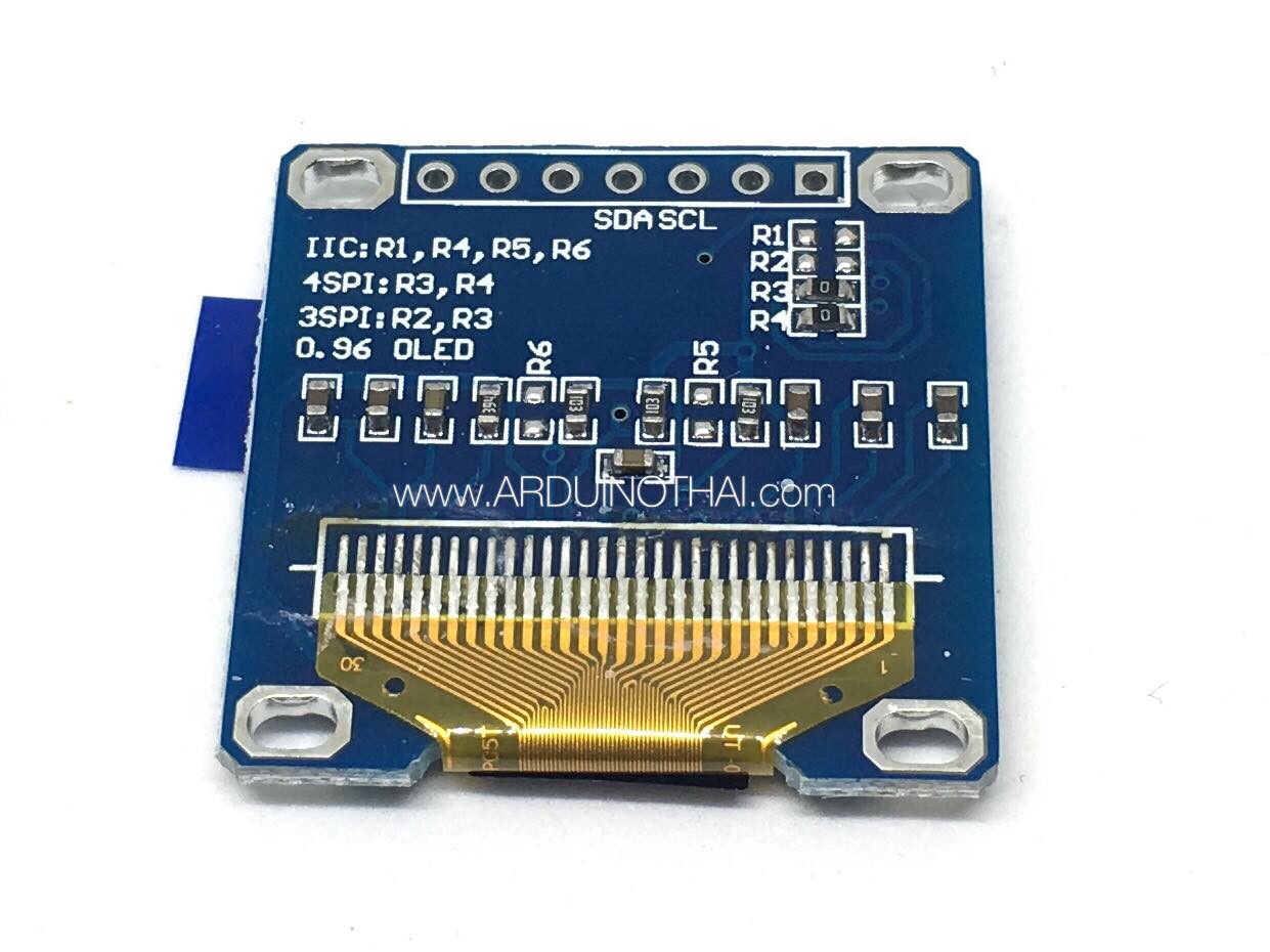 OLED Display Module Yellow and Blue (I2C/SPI 128X64 pixels 0.96")