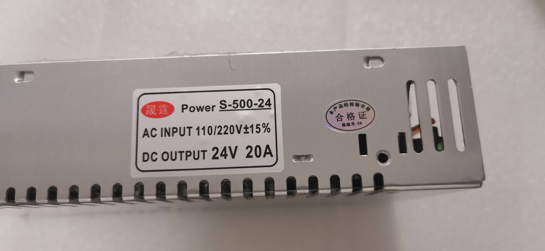 ADE17 สวิทิชิ่งเพาเวอซัพพลายแปลงไฟ 220V เป็น 24V 20A 500W ปรับ V ได้ 19-30V
