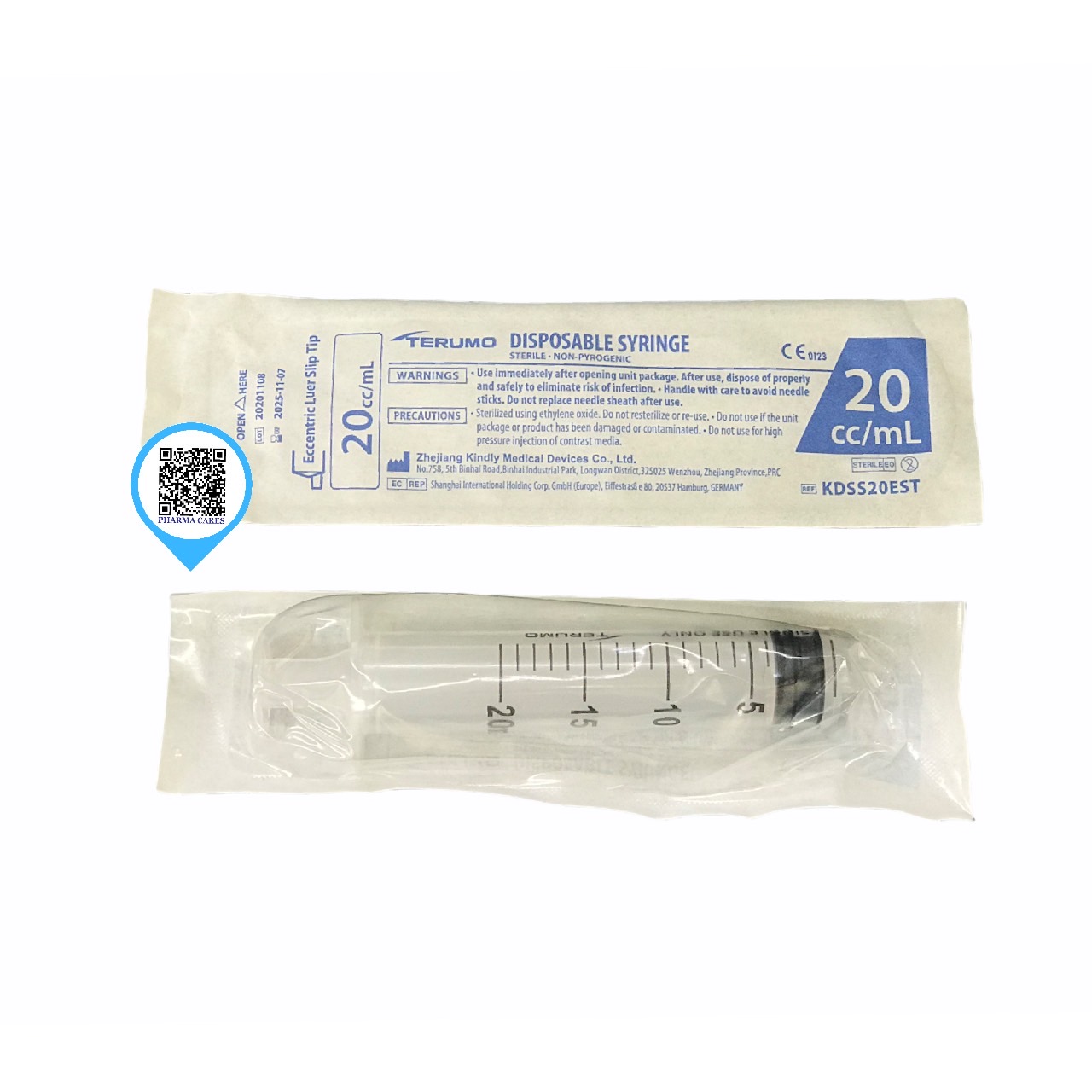 TERUMO SYRINGE 20 ML หัวฉีด **บรรจุ 100 ชิ้น