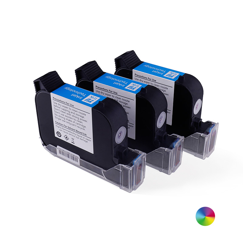 หมึกตลับแบบแห้งเร็ว (Solvent-Based) สำหรับเครื่องพิมพ์แบบมือถือและเครื่องพิมพ์ TIJ