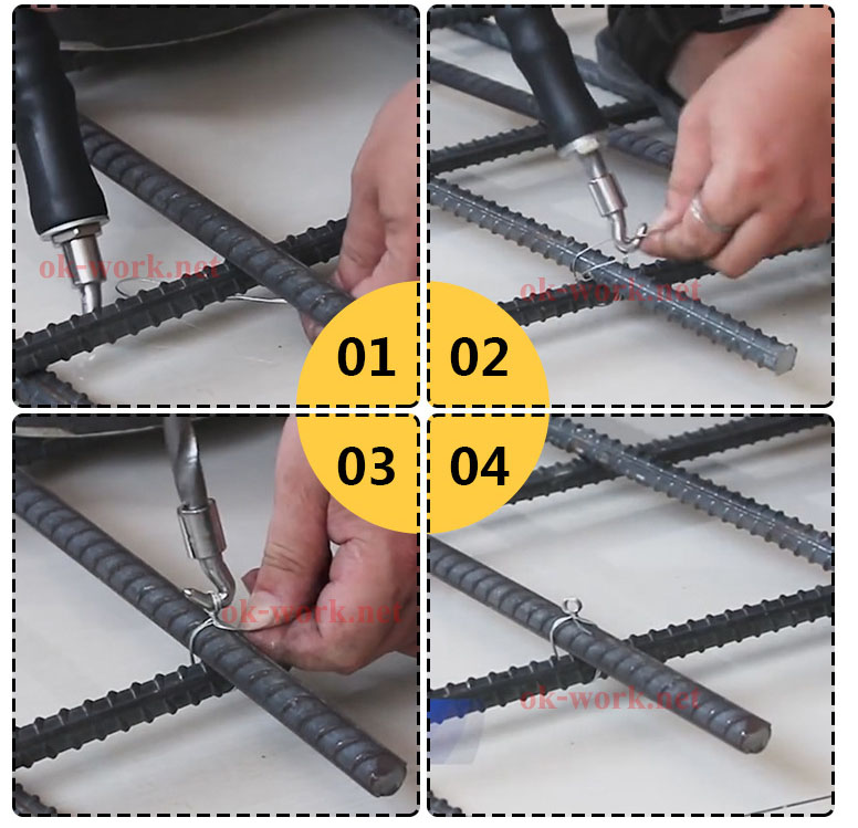 OT11 ตะขอผูกเหล็กอัตโนมัติ รุ่นรูดปุ๊ป ผูกปั๊ป