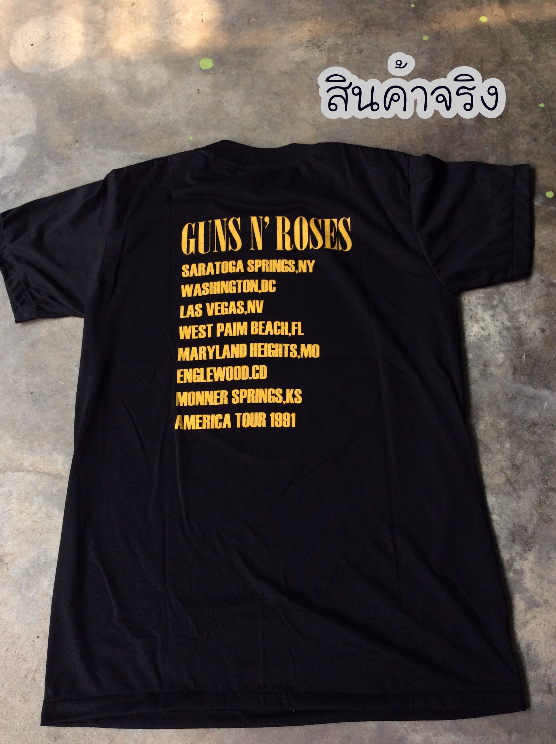 เสื้อยืดวินเทจ ผ้าบาง สกรีนวง ร๊อค METALLICA สกรีน หน้า-หลัง แบบดาราใส่