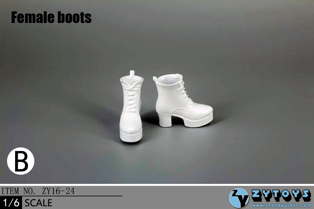 ZY Toys ZY16-23A Men's Leather Boots Black