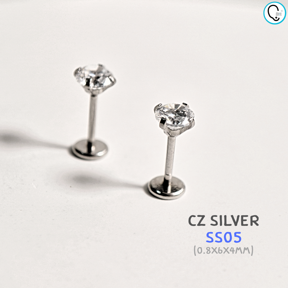 “เช็คสินค้าทัก line ก่อนโอนนะคะ” จิวแป้นแบน แบบเสียบ และ แป้นขันน๊อต สแตนเลสเกรดมีตัดแพทย์_SS00