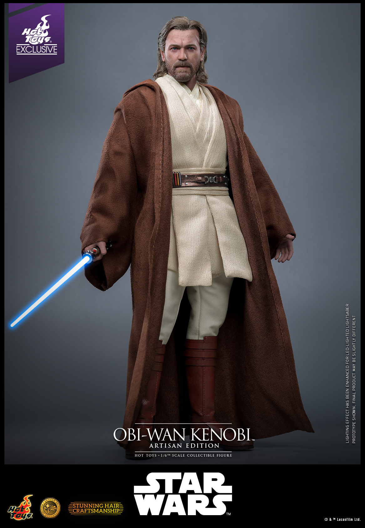 Hot Toys MMS809AE Star Wars: Attack Of The Clones - Obi-Wan Kenobi (Artisan Edition) [Hot Toys Exclusive]