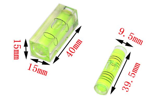 OT51 ระดับน้ำจิ๋วสี่เหลี่ยม DIY ชุด 5 ตัว สำหรับ ตั้งขากล้อง งานตั้งศูนย์หาระดับต่าง