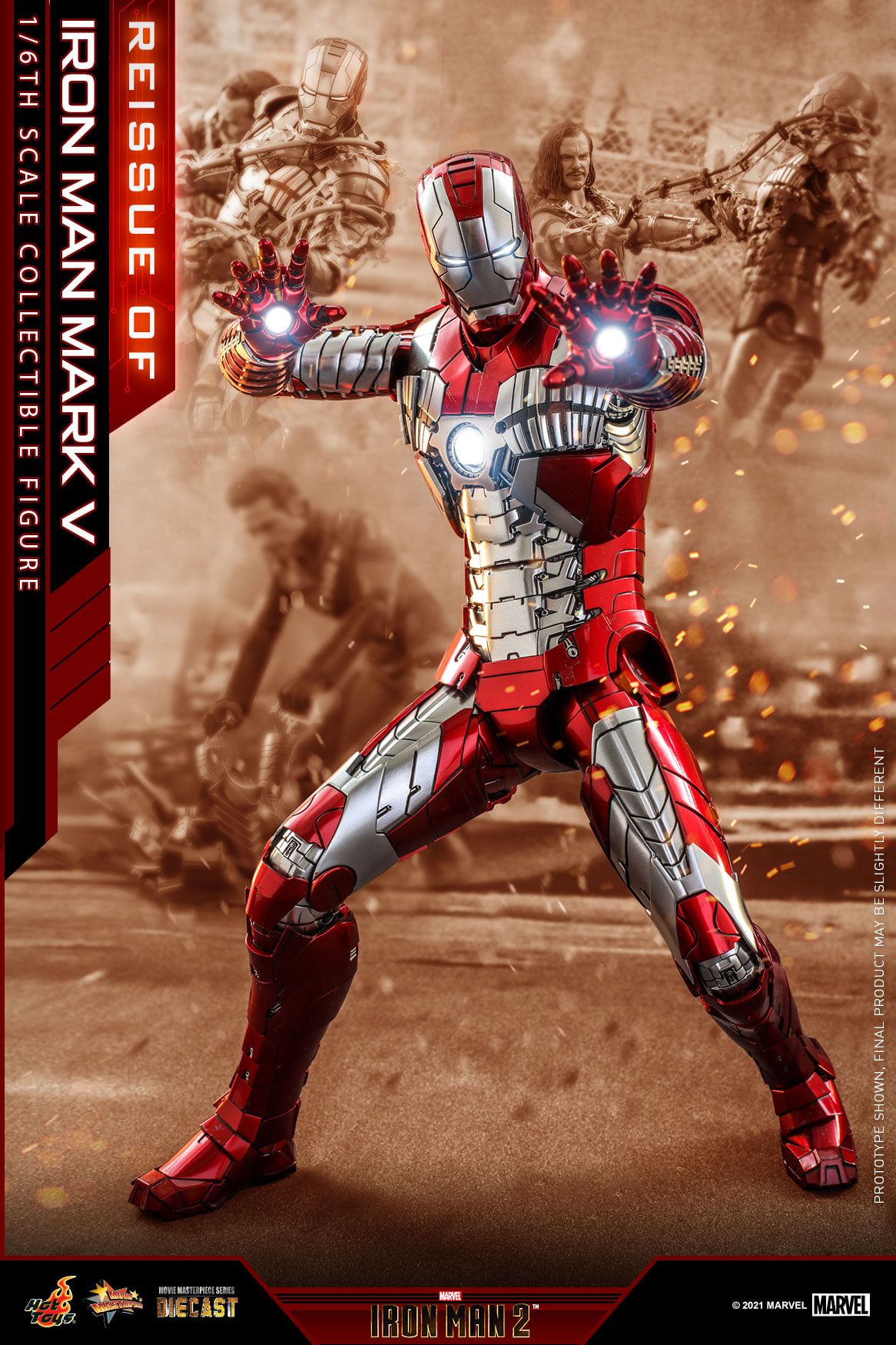 Hot Toys MMS400D18 1/6 Iron Man 2 - Iron Man Mark V (Reissue)
