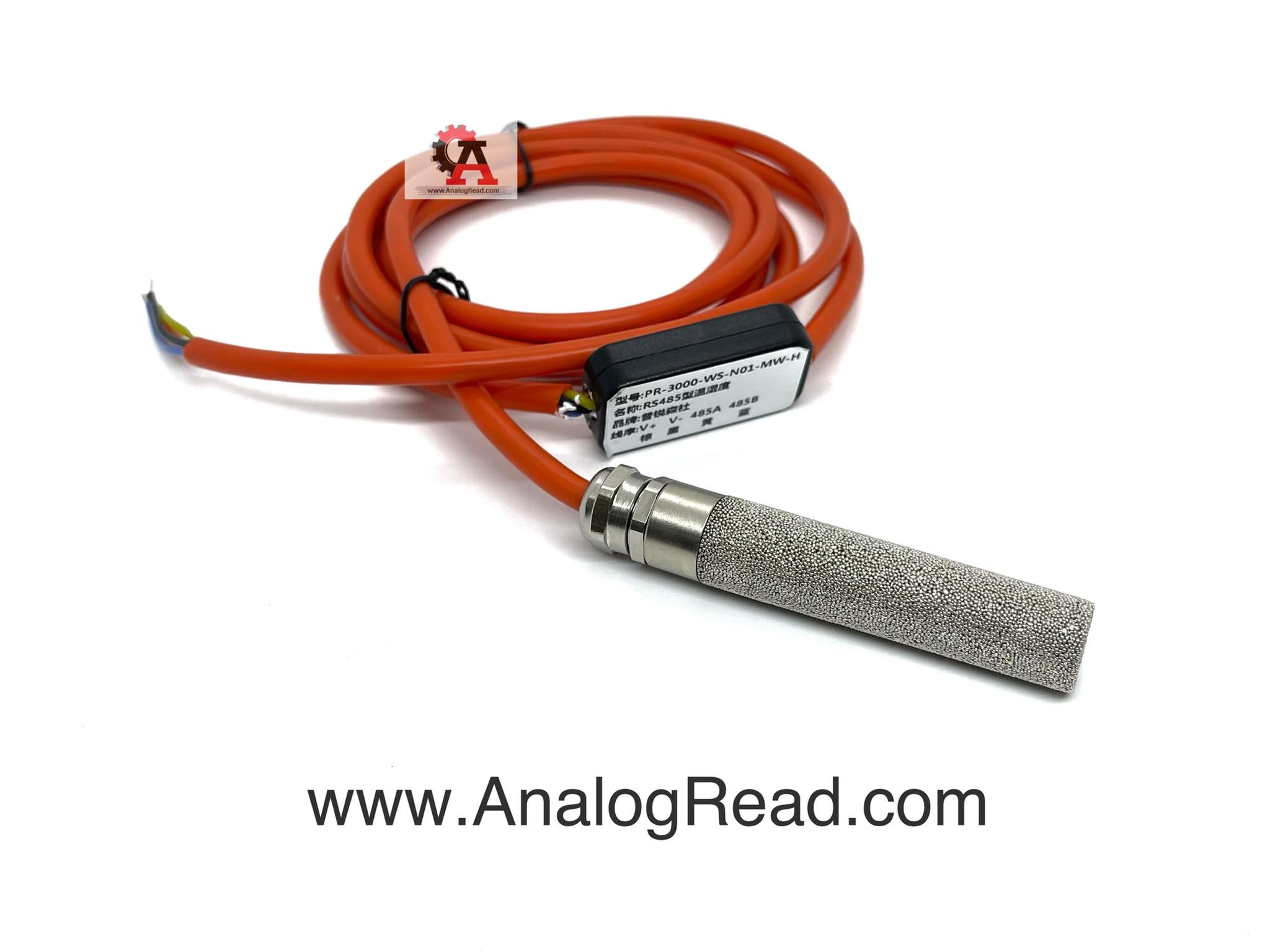 Temperature and humidity sensor transmitter RS485 (Metal probe)