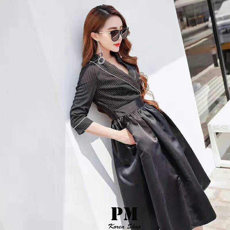 made in korea dress เดรสแขนสามส่วน ซิปข้าง มีกระเป๋าด้านข้าง2ข้าง ซับในทั้งตัว จะใส่ทำงานก็ดี ใส่งานทางการก็เริ่ด ลุคผู้ดีสุดๆ ตัวเสื้อเนื้อผ้านิ่มมาก งานคัดติ้งเป๊ะตามรูป💯 ผ้าดีเกรดพรีเมียมค่ะ ***ผ้าดีมากกๆๆๆๆ เหมือนแบบ 100 % ค่ะ