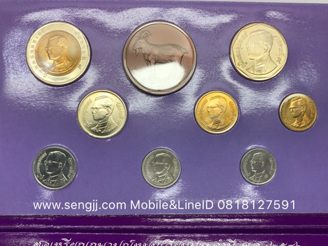 แผงเหรียญหมุนเวียน ปี พ.ศ.2546 (หมา)