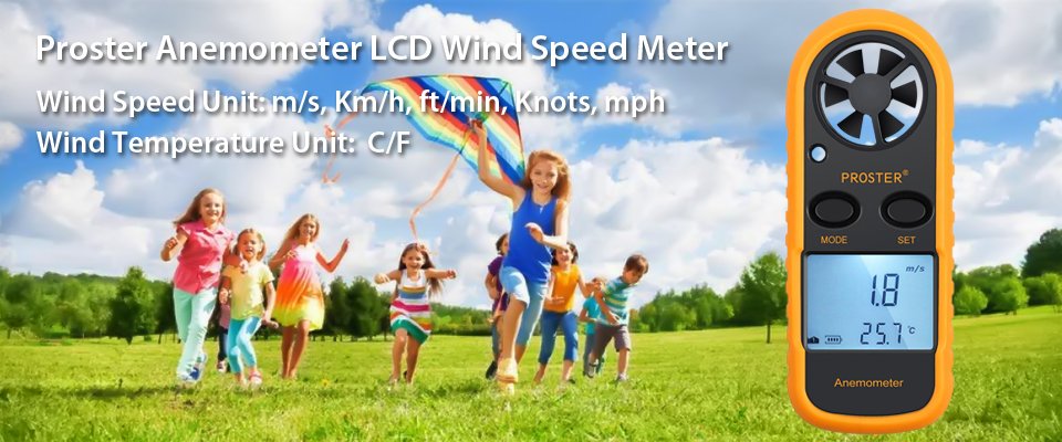 M01 มอเตอร์วัดแรงลม+อุณหภูมิ แบบพกพา