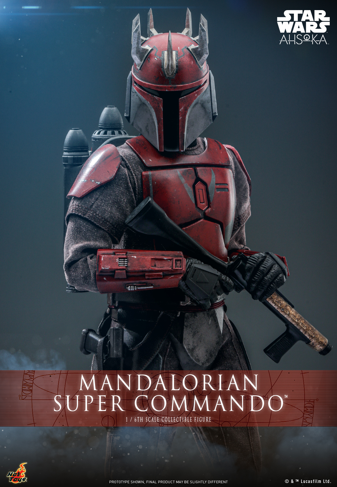 Hot Toys TMS127 1/6 Star Wars: Ahsoka™ - Mandalorian Super Commando™