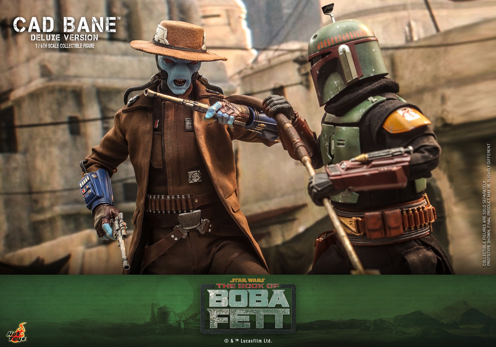 Hot Toys TMS080 1/6 Star Wars: The Book of Boba Fett™ - Cad Bane™ (Deluxe Version)