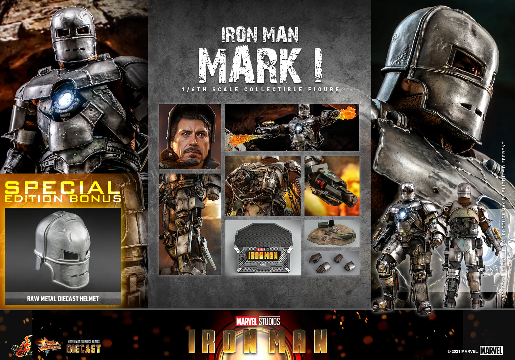 MMS605D40B Iron Man - Iron Man Mark I (Special Edition)