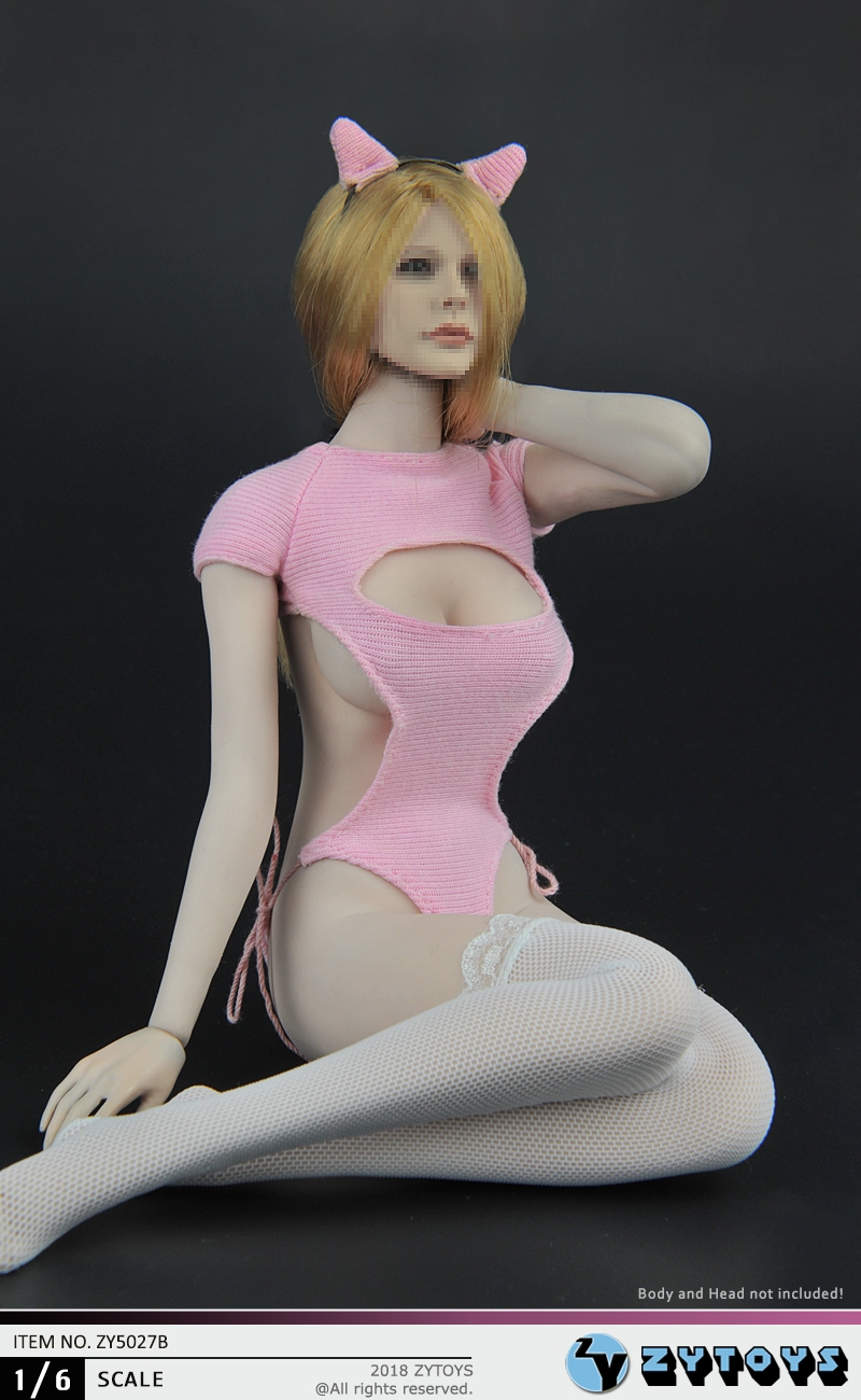 ZY Toys ZY5027B 1/6 Sexy cat girl open chest Pink