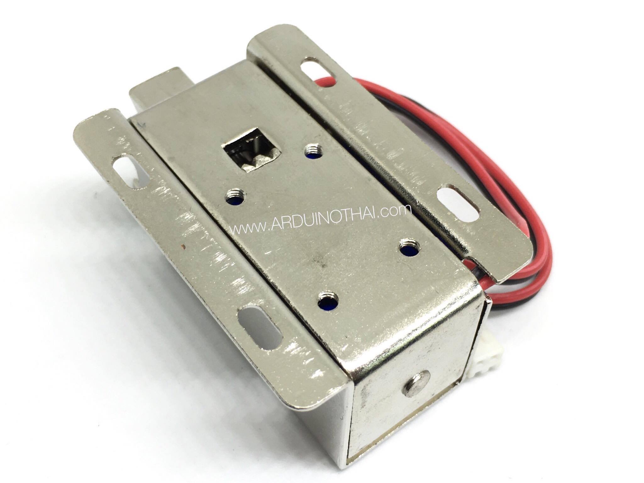 กลอนไฟฟ้า 12VDC พร้อมตัวล็อค with a lock LY-03 สต็อกไทยส่งไว