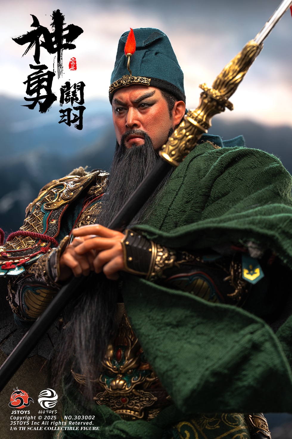 303TOYS x JSTOYS NO.303002 THREE KINDOMS - Mighty Guan Yu Yun Chang (Exclusive Edition)