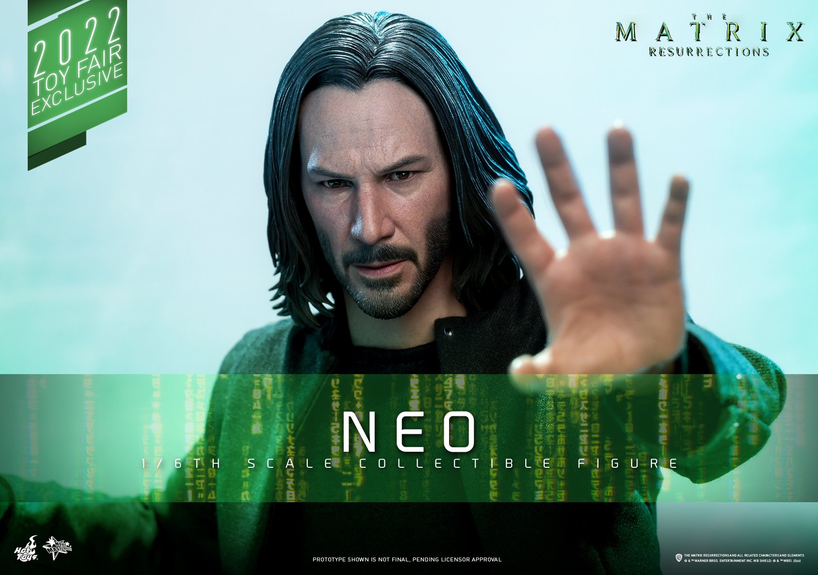 Hot Toys MMS657 1/6 The Matrix Resurrections - Neo [Toy Fair Exclusive]