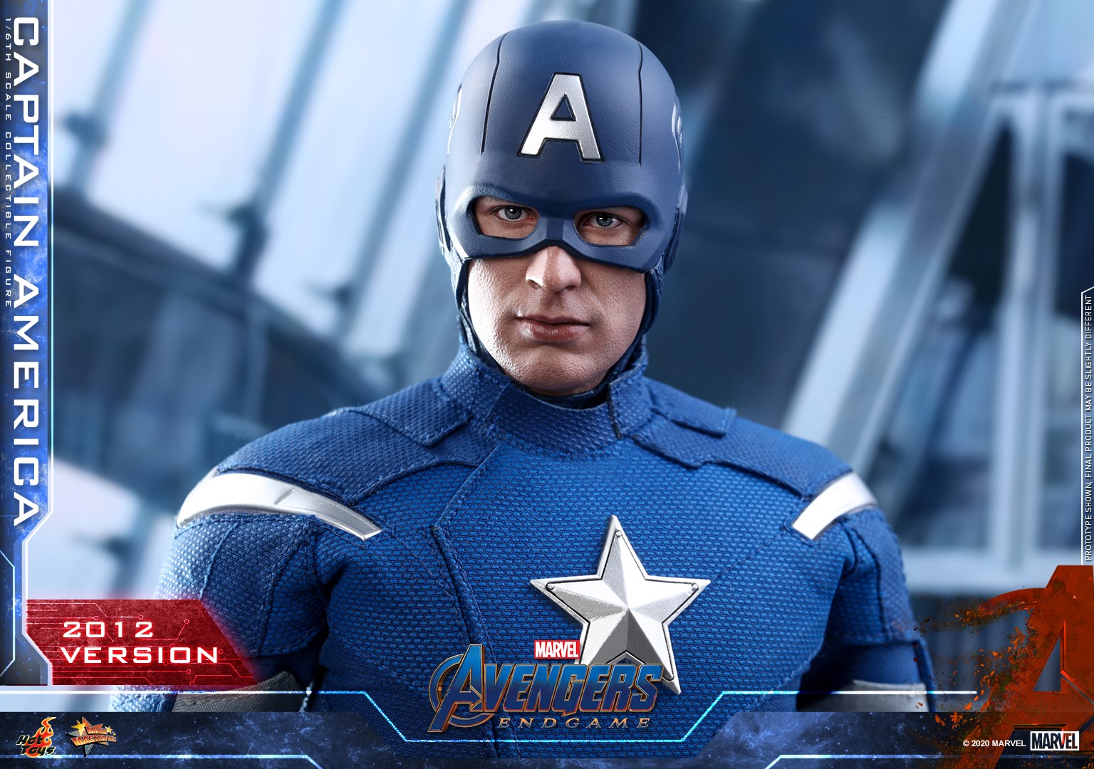 Hot Toys MMS563 Avengers: Endgame 1/6 Captain America (2012 Version)