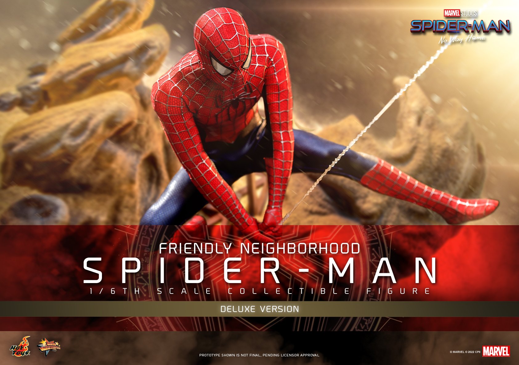 Hot Toys MMS662 1/6 Spider-Man: No Way Home - Friendly Neighborhood Spider-Man (Deluxe Version)