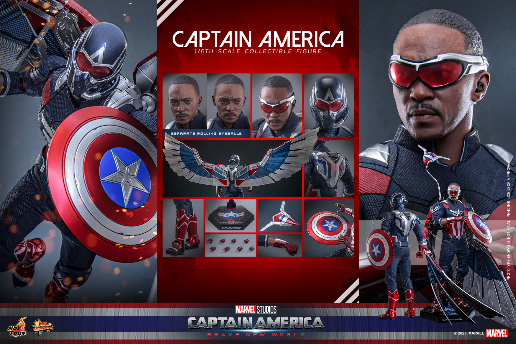 Hot Toys MMS779 Captain America: Brave New World - Captain America