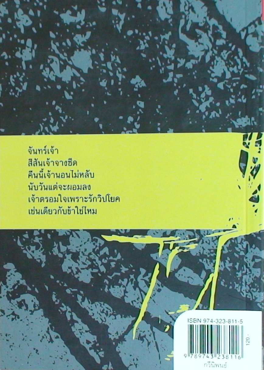 ช่องที่ไม่ว่าง (Poems from the Sanskrit)