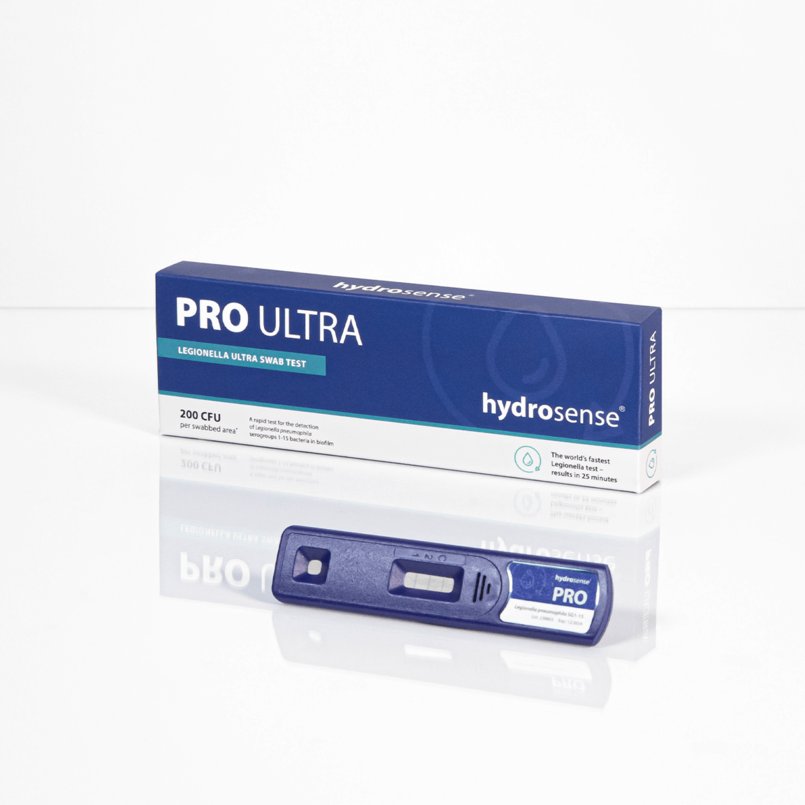 Hrdrossense PRO Ultra Legionella Swab Test - ชุดทดสอบคุณภาพน้ำแบบรวดเร็ว สำหรับเชื้อลีจิโอเนลลาในพื้นผิว