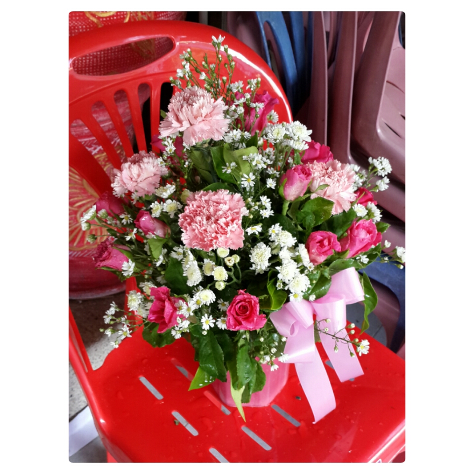 แจกันดอกไม้สด