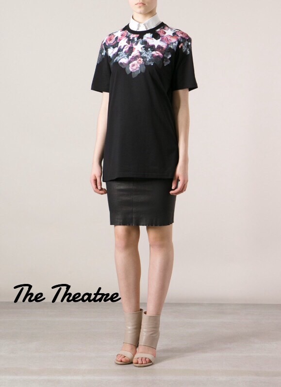 New!!! Givenchy floral t-shirt เสื้อยืดลายดอก งานป้าย givenchy ผ้าคอตตอนอย่างดี สวยมากๆๆ