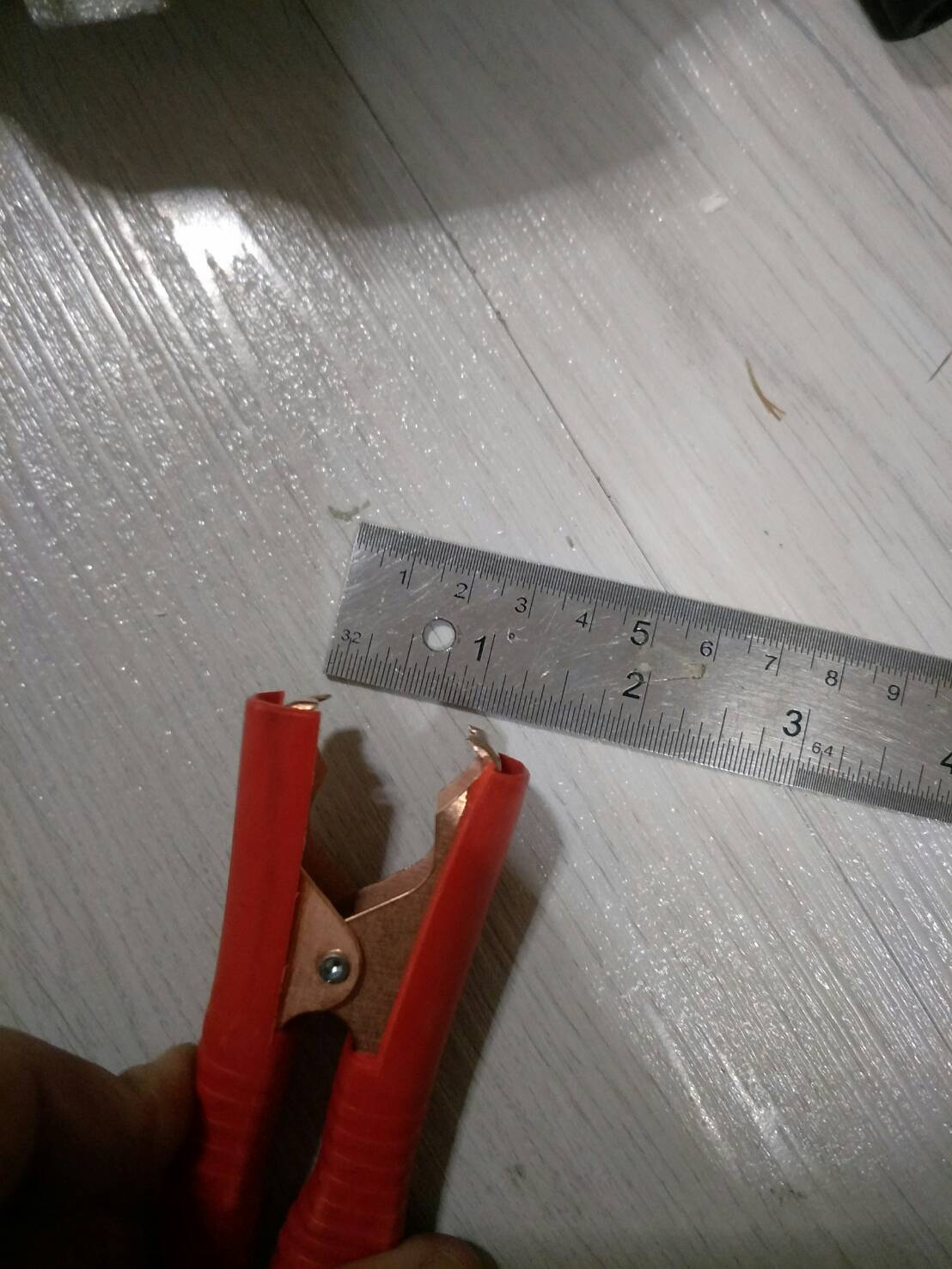 OT83XL ปากคีบหุ้มยางเบอร์ XL ชุด (2 ชิ้น) Alligator Clip