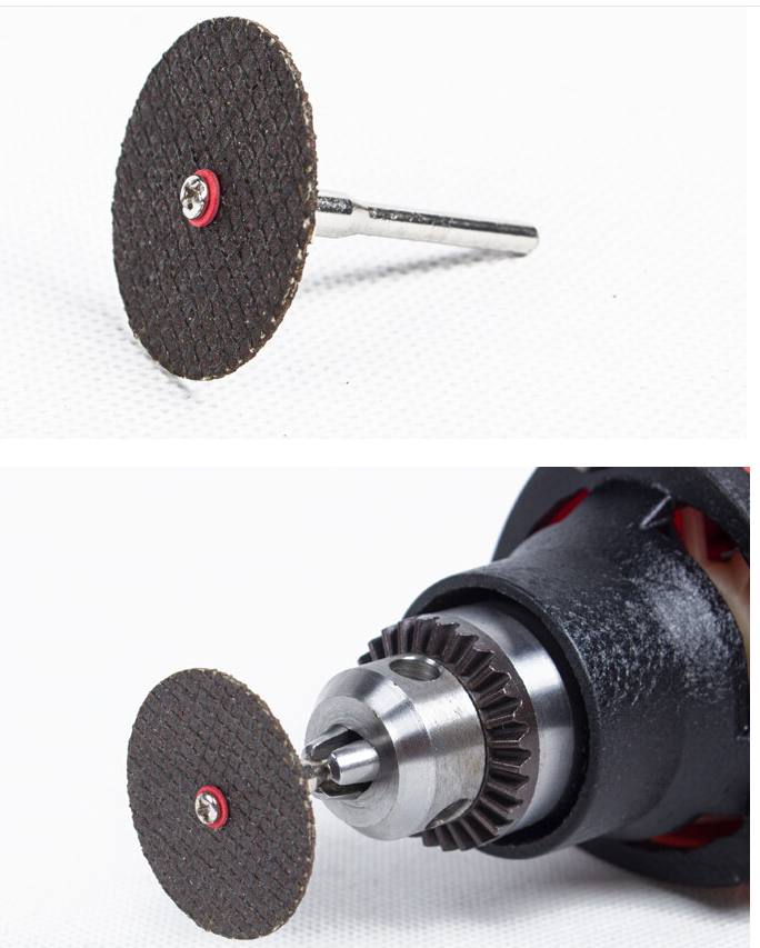 DG15 ชุดใบไฟเบอร์ 2 ชั้น คณภาพสูง ตัดเหล็ก สเตนเลส แกน 3 มิล 25 ใบ สำหรับเครื่องเจียร Dremel