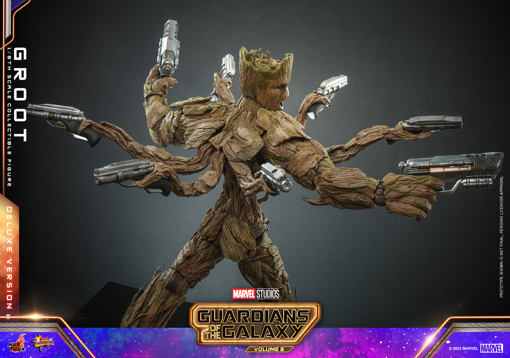 Hot Toys MMS707 1/6 Guardians of the Galaxy Vol. 3 - Groot (Deluxe Version)