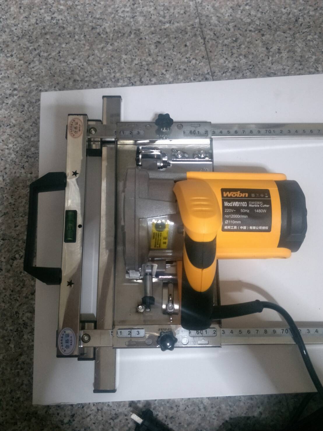 G28 ชุดรางเลื่อยวงเดือน สำหรับเลื่อยวงเดือน 4-5 นิ้ว / ทริมเมอร์ / สำหรับซอยไม้ ระยะตัด 30cm***ไม่รวมเครื่อง