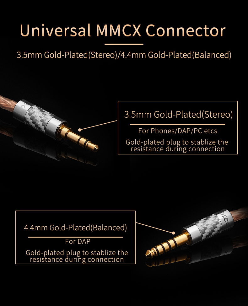 ขาย Astrotec ATC2 สายอัพเกรดหูฟัง OFC 72 แกน ชุบเงิน ขั้ว MMCX