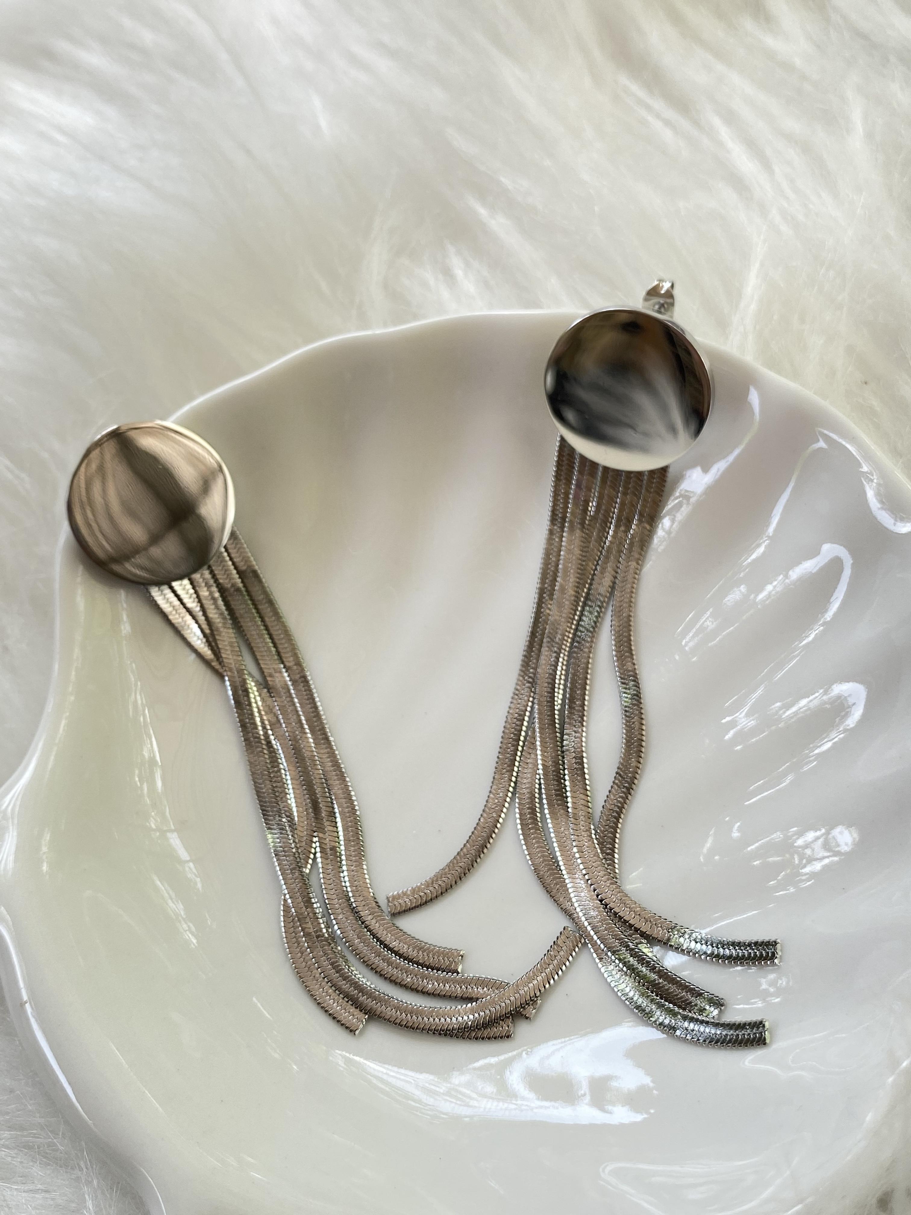 “เช็คสินค้าทัก line ก่อนโอนนะคะ”ต่างหูสำหรับผิวแพ้ง่าย Long Fro_ETC73