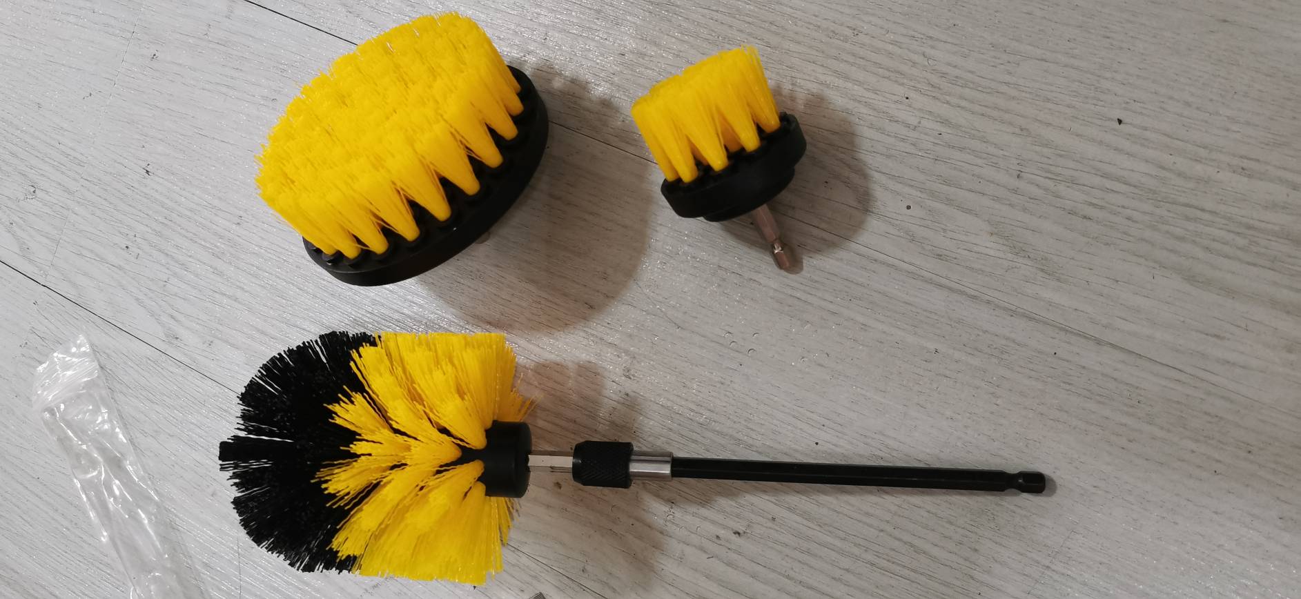 OT224 ชุดแปรงขัดสำหรับต่อสายแบ็ต สว่านไร้สาย *** ไม่ได้แถมสว่าน