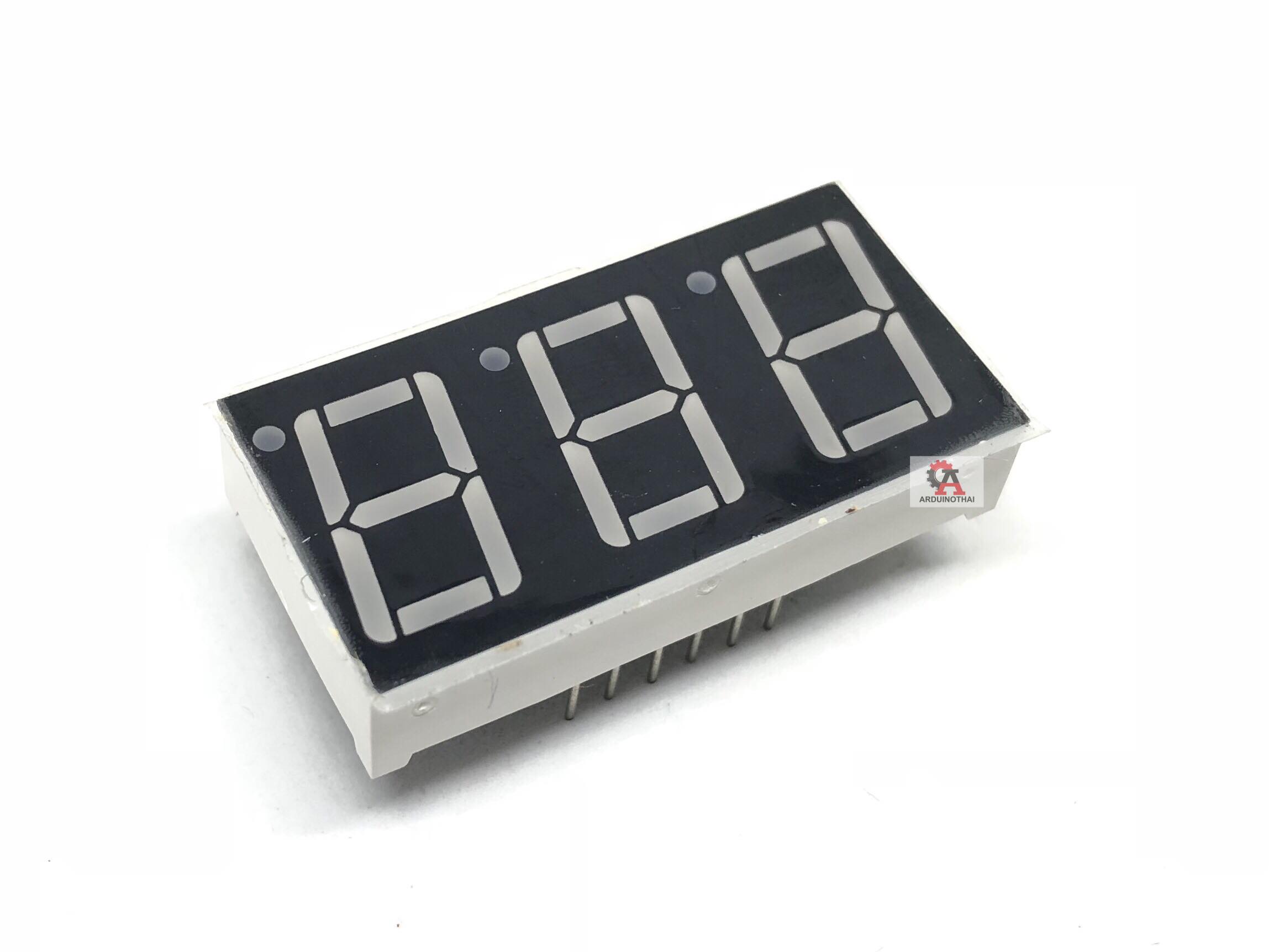 7 Segment 0.56" Display 3-Bit Common Cathode