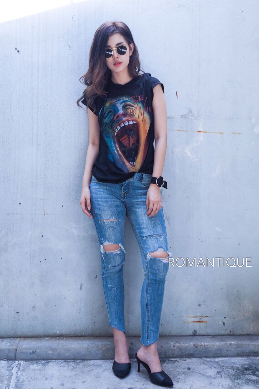 เสื้อยืดสไตล์วินเทจ สกรีนลายเท่ห์แนววินเทจ ผ้าบาง สกรีน หน้าหลัง