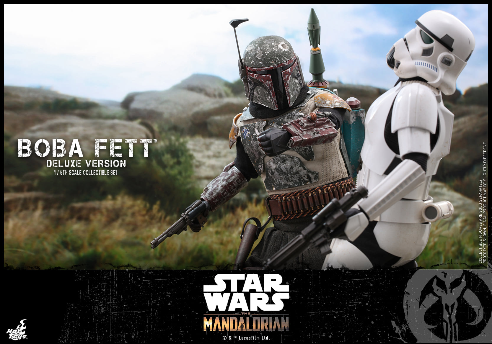 Hot Toys TMS034 1/6 Star Wars: The Mandalorian™ - Boba Fett (Deluxe Version)