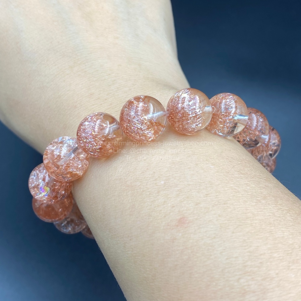 Tangerine Quartz แทนเจอรีนควอตซ์ 12 mm หินสำหรับการแสวงหาความสามารถใหม่ ๆ ที่จะเปลี่ยนแปลงบางส่วนของชีวิตของเรา