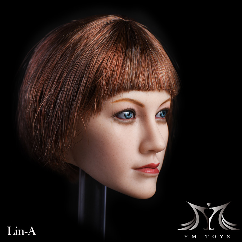 YMTOYS 1/6 Lin-B, Lin-D, Lin-E Lin Headsculpt