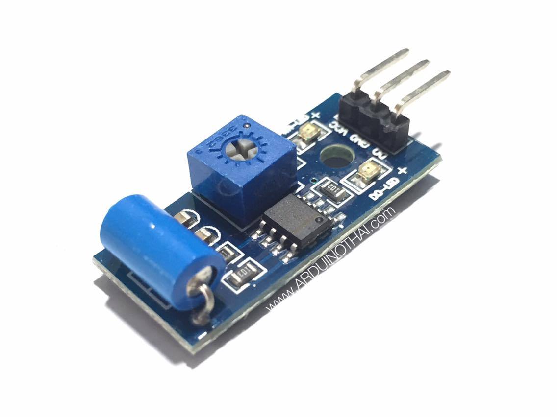 Vibration sensor (SW420) เซนเซอร์ตรวจจับความสั่นไหว สต็อกไทยส่งไว