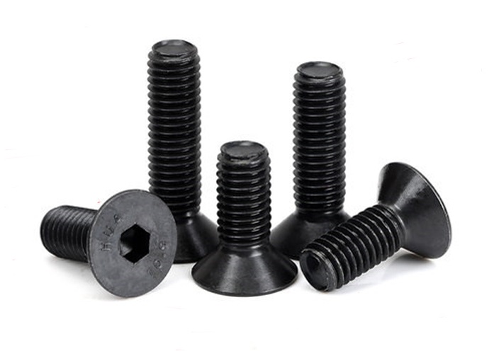 สกรูหัวเทเปอร์สีดำ Screw Flat M5 / ชิ้น