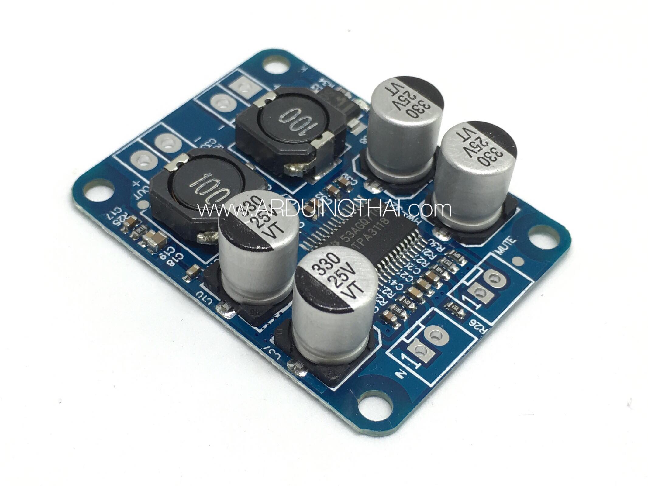 TPA3118 Amplifier Board 60W วงจรขยายเสียงกำลังขับ 60W ใช้ไฟเลี้ยง 8-24V สต็อกไทยส่งไว