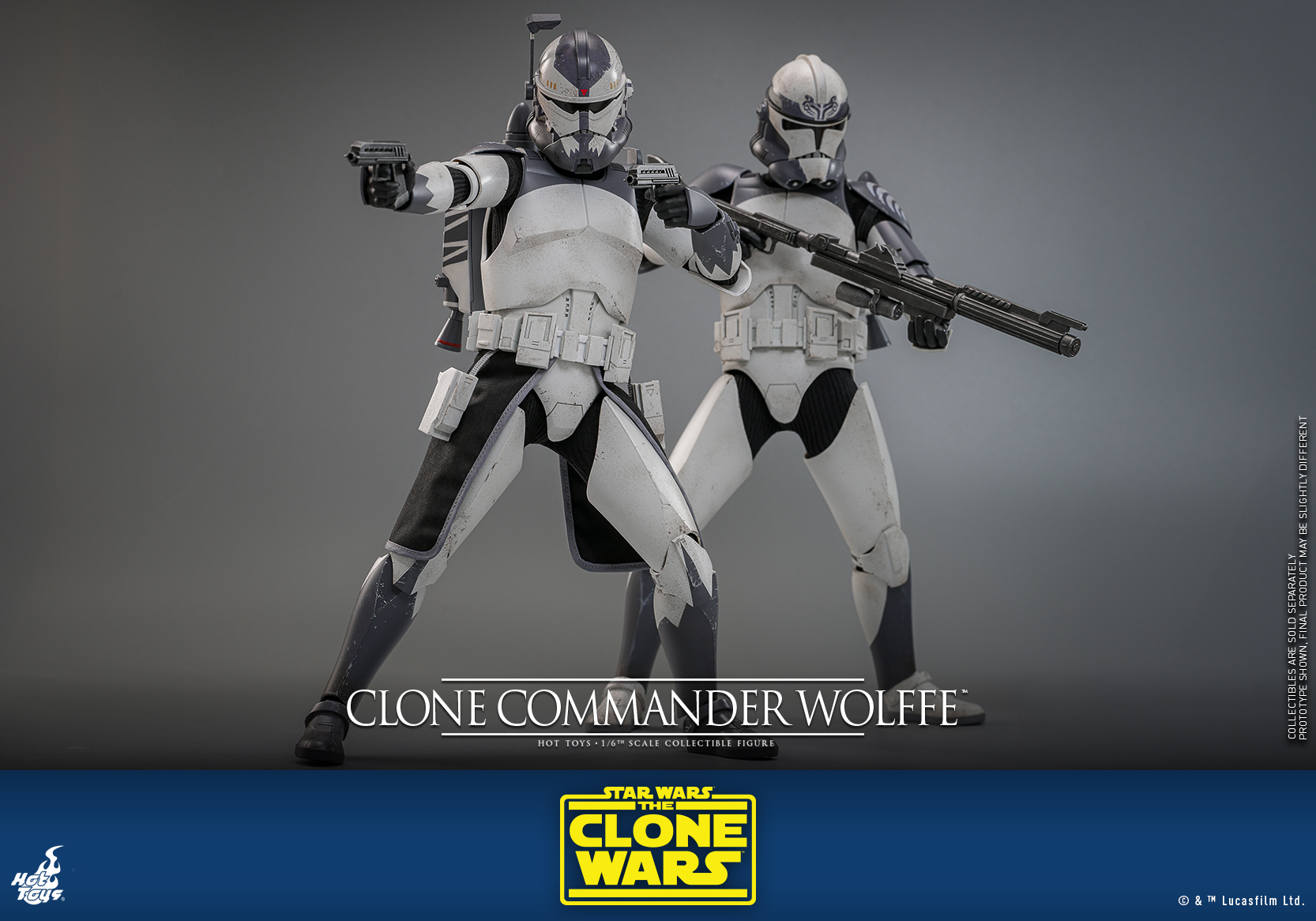 Hot Toys TMS141 Star Wars: The Clone Wars - Clone Commander Wolffe