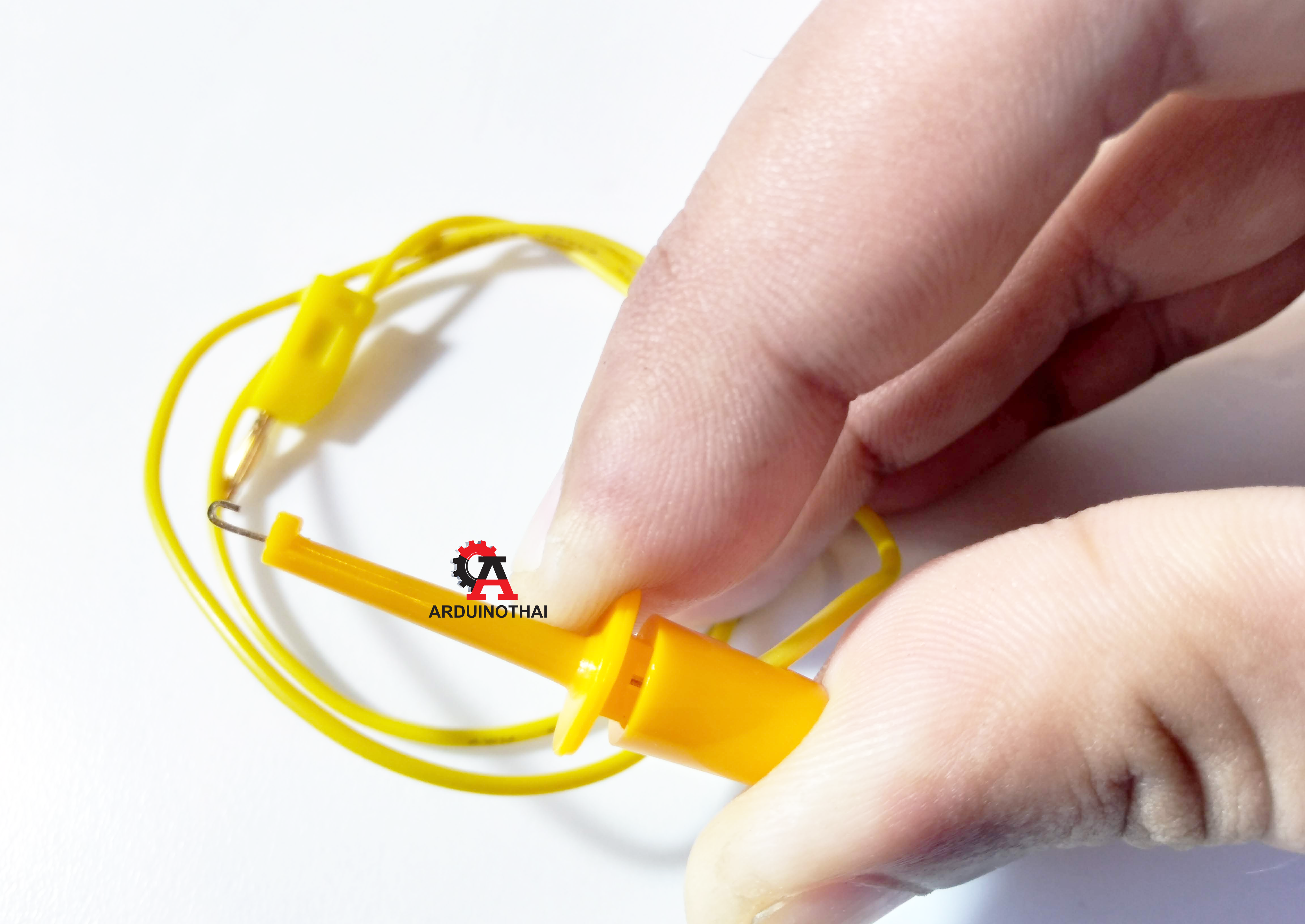 Banana to Clip Jack ขนาด 2mm ยาว 50cm สำหรับบอร์ด KidBright