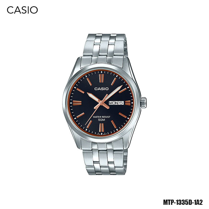 นาฬิกา CASIO นาฬิกาข้อมือ ผู้ชาย สายแสตนเลส รุ่น MTP-1335D MTP-1335D-1A MTP-1335D-2A MTP-1335D-1A2 MTP-1335D-2A2 MTP-1335D-7A MTP-1335D-9A