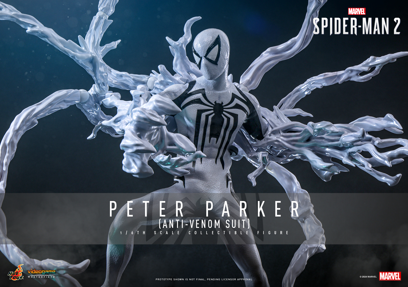 Hot Toys VGM69 Marvel's Spider-Man 2 - Peter Parker (Anti-Venom Suit)