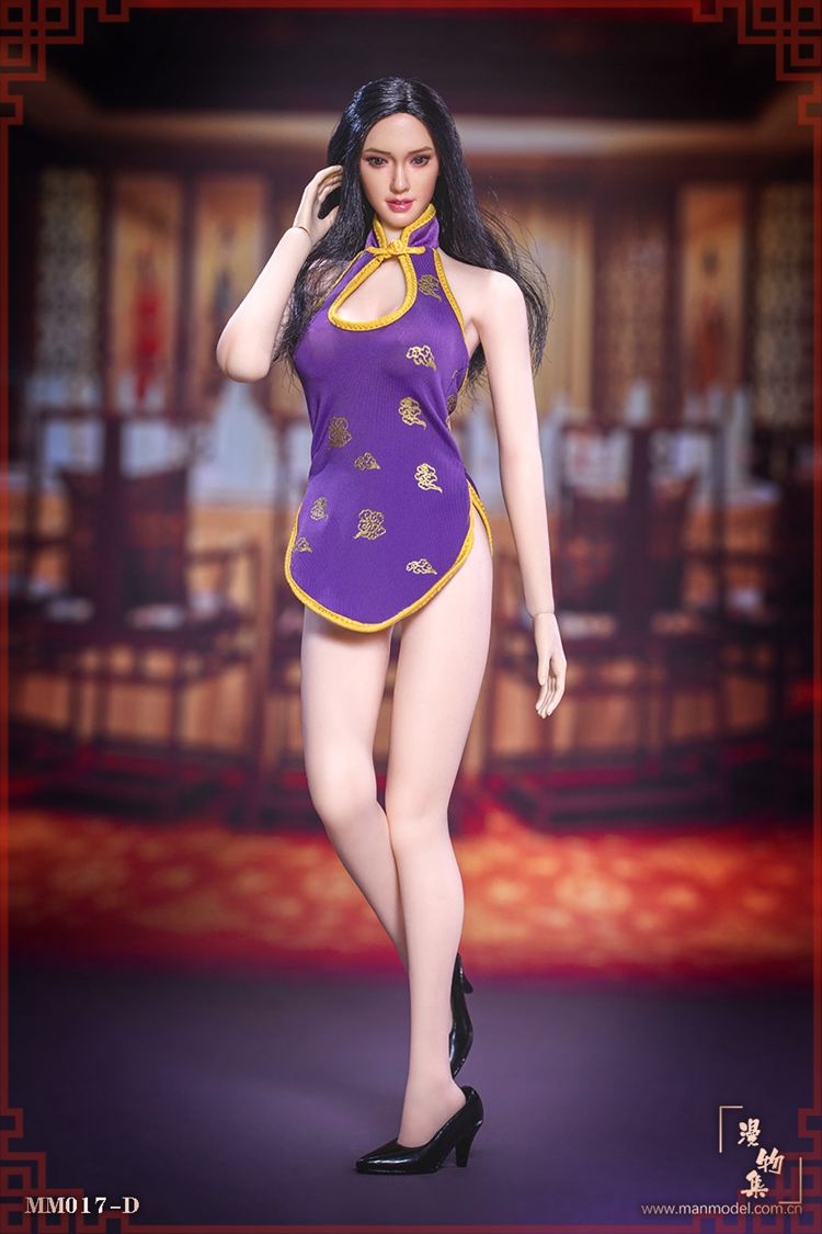 Manmodel MM017-A, B, C, E 1/6 Ultra short cheongsam suit