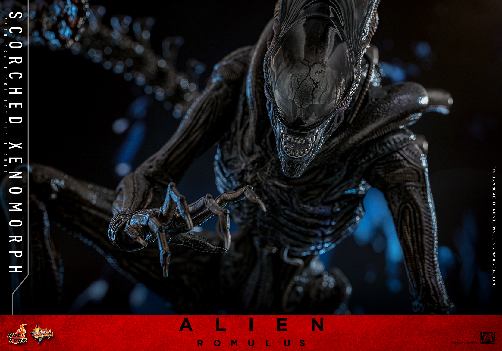Hot Toys MMS784 Alien: Romulus - Scorched Xenomorph